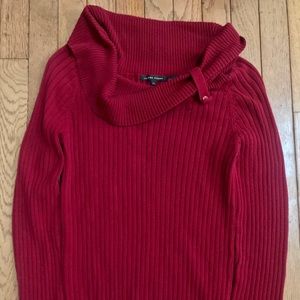Jeanne Pierre Cotton Cowl Neck Sweater